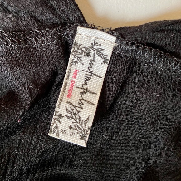 Free People Black Intimately Tank Top - Picture 3 of 3